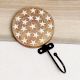 Star Pattern Brown Wooden Hooks For Kids